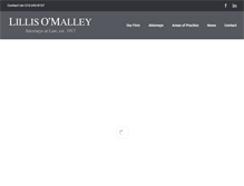 Tablet Screenshot of lillisomalley.com